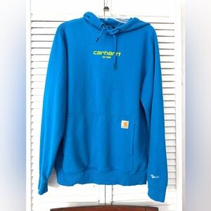 CARHARTT FORCE relaxed Marine Blue Bright Blue Hoodie